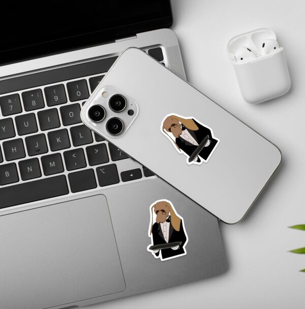 Barkley Modern Family Laptop   Mobile Sticker