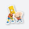 Bart And Stewie Sticker