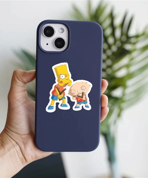 Bart And Stewie Sticker