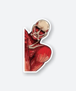 Bashful Colossal Titan Sticker Bashful Colossal Titan Sticker