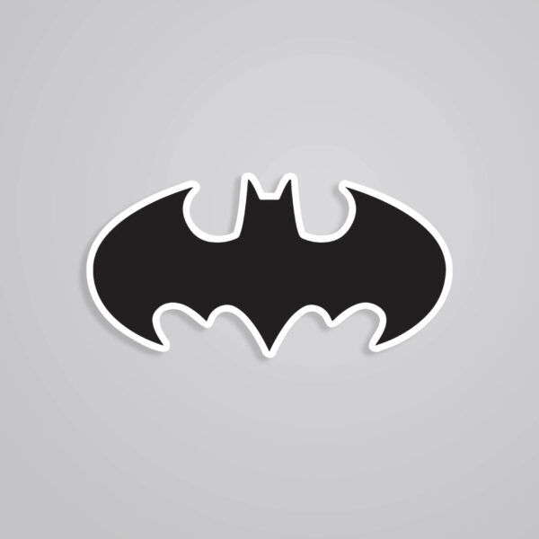 Batman Logo In Black Movies Stickers