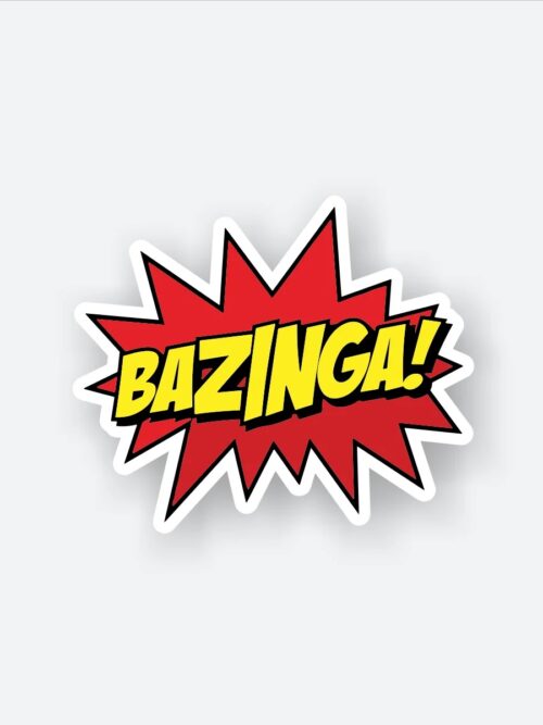 Bazinga Big Bang Theory Sticker