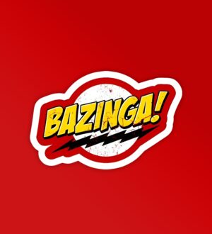 Bazinga   Big Bang Theory Laptop   Mobile Sticker Bazinga   Big Bang Theory Laptop   Mobile Sticker