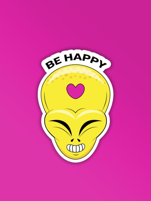 Be Happy Sticker