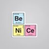 Be Nice Witty Stickers