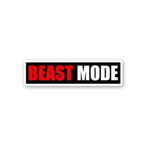Beast Mode Sticker Beast Mode Sticker