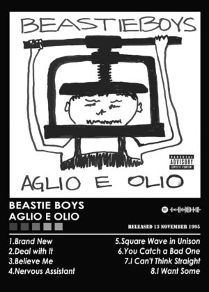 Beastie Boys Aglio E Olio Music Poster