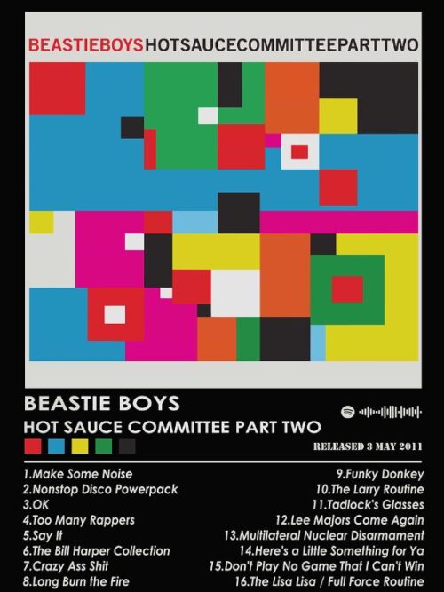 Beastie Boys Album Music Poster