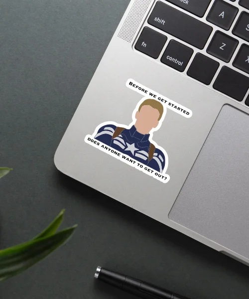 Before We Get Started Sticker
