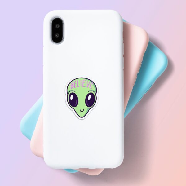 Believe In Aliens Sticker Believe In Aliens Sticker
