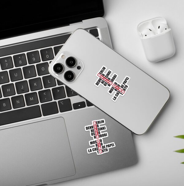 Bella Ciao   Money Heist Laptop   Mobile Sticker