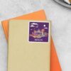 Berlin Iconic Skyline Night Post Stamp Travels Stickers