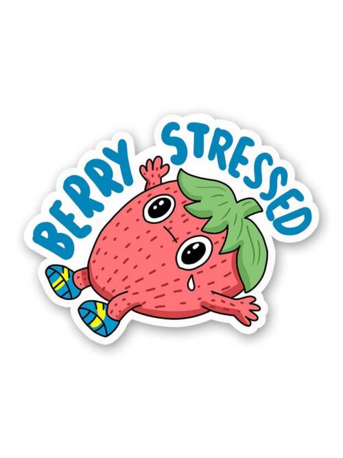 Berry Stressed Sticker