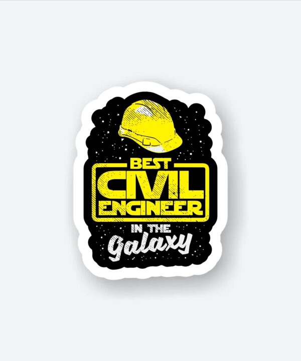 Best Civil Engineer Sticker