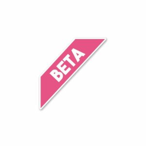 Beta Sticker Beta Sticker