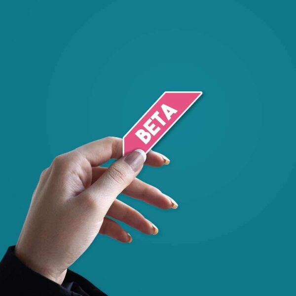 Beta Sticker