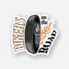 Bikers On The Road Sticker