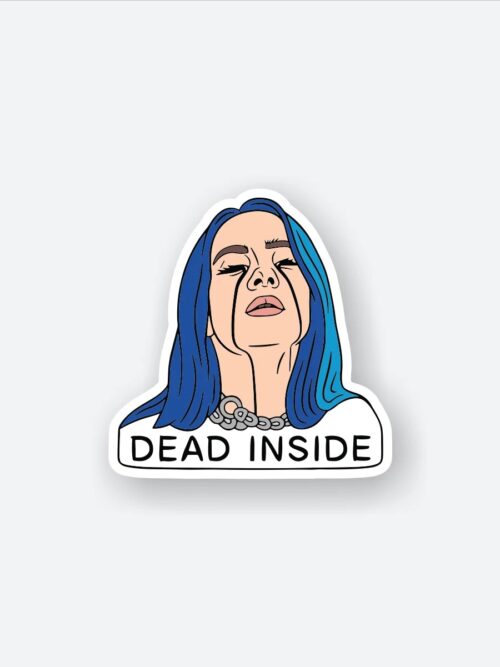 Billie Eilish Dead Inside Sticker