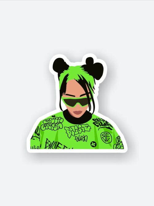 Billie Eilish Funky Sticker