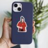 Billie Eilish Red Outfit Sticker