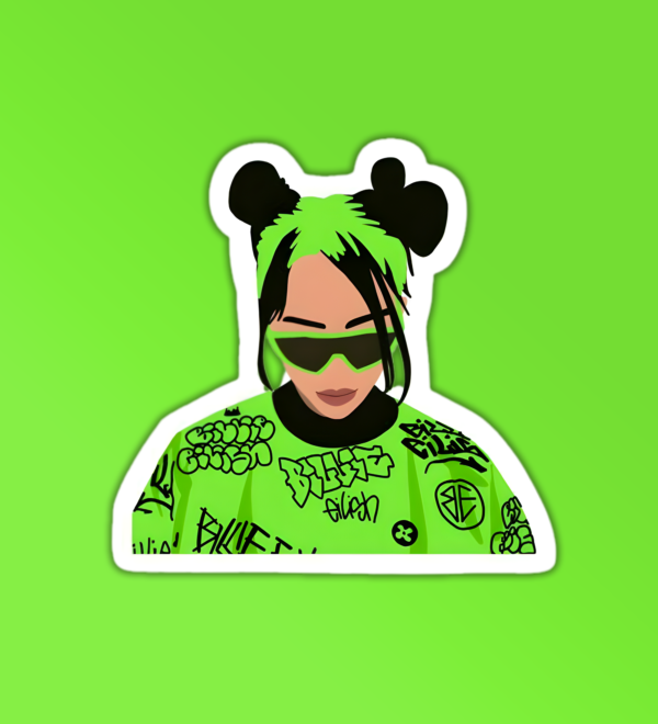 Billie Eilish Sticker Billie Eilish Sticker