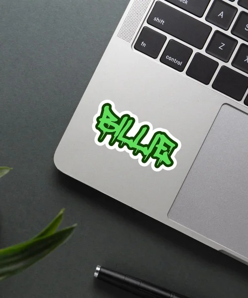 Billie Name Sticker