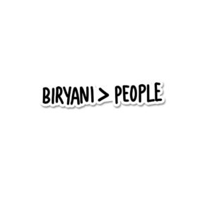 Biryani People Sticker Biryani People Sticker