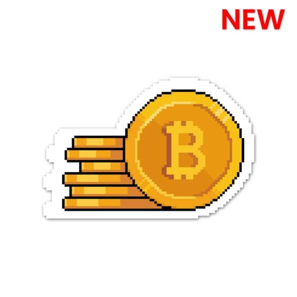 Bitcoin Pixel Sticker