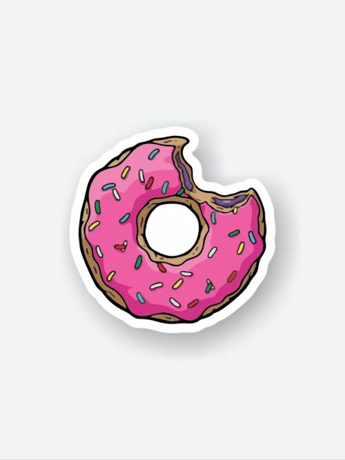 Bitten Donut Sticker