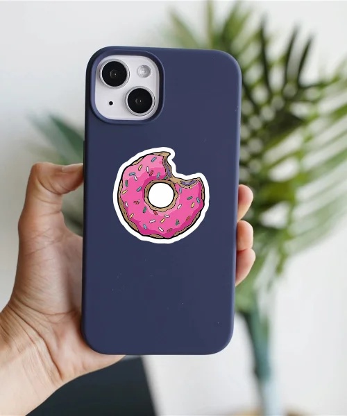 Bitten Donut Sticker Bitten Donut Sticker