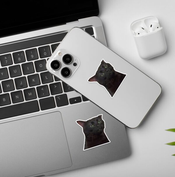 Black Cat Meme Laptop Mobile Stickers Black Cat Meme Laptop Mobile Stickers