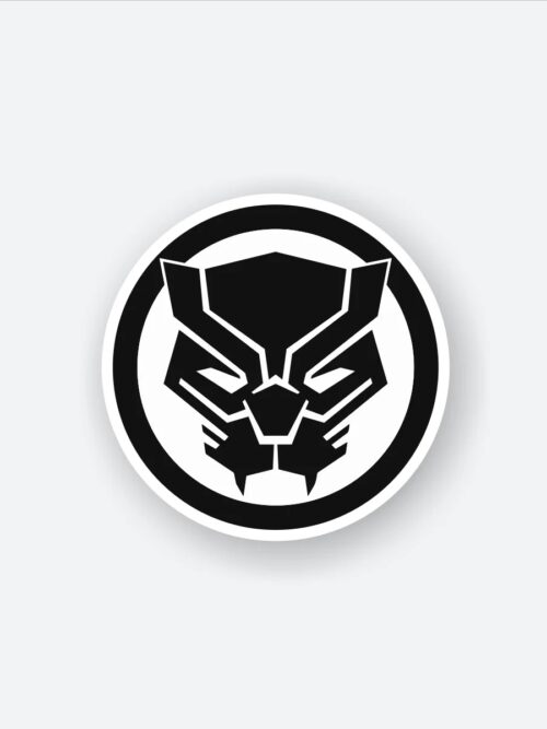 Black Panther Logo Sticker