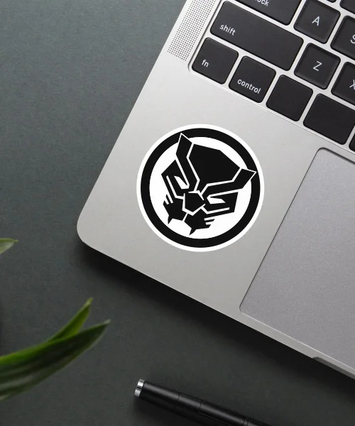 Black Panther Logo Sticker