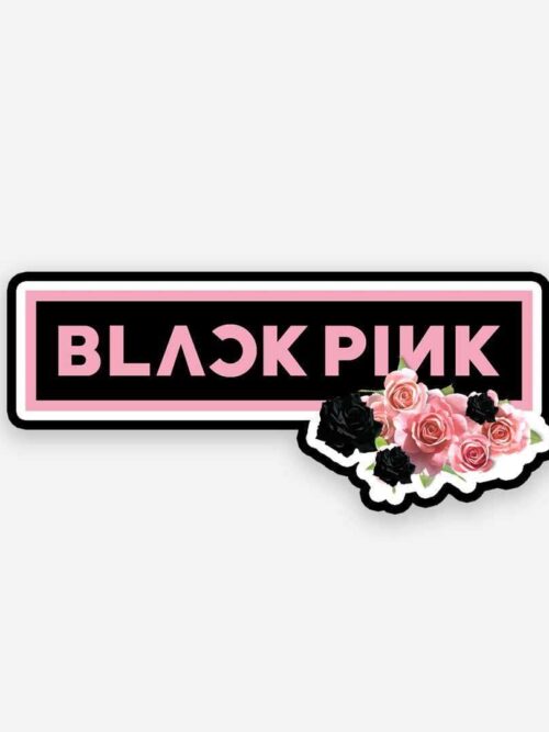 Black Pink Sticker