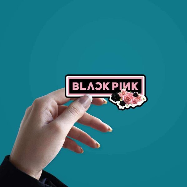 Black Pink Sticker