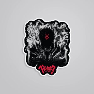 Black Swordsman Guts Anime Stickers