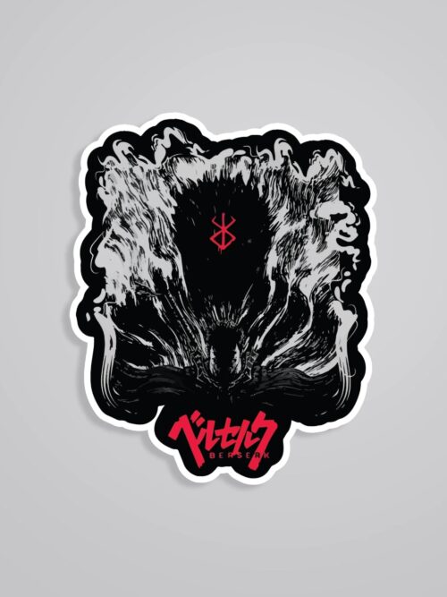 Black Swordsman Guts Anime Stickers