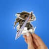 Black Swordman Sticker