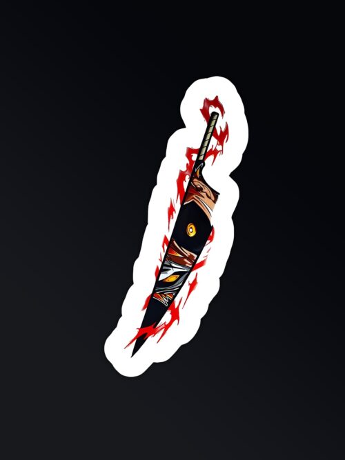Bleach Sword Sticker Laptop Mobile Stickers