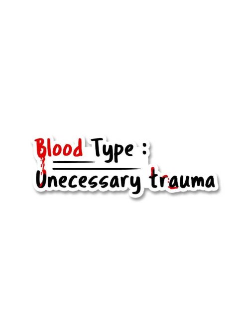 Blood Type Sticker