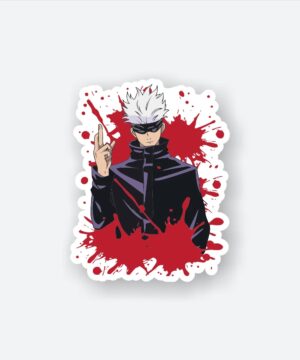 Bloody Gojo Satoru Sticker Bloody Gojo Satoru Sticker