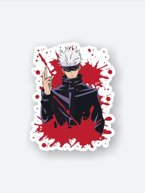 Bloody Gojo Satoru Sticker