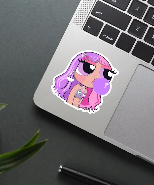 Blossom PowrePiuff Girls Sticker