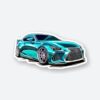 Blue Lexus RC Sticker