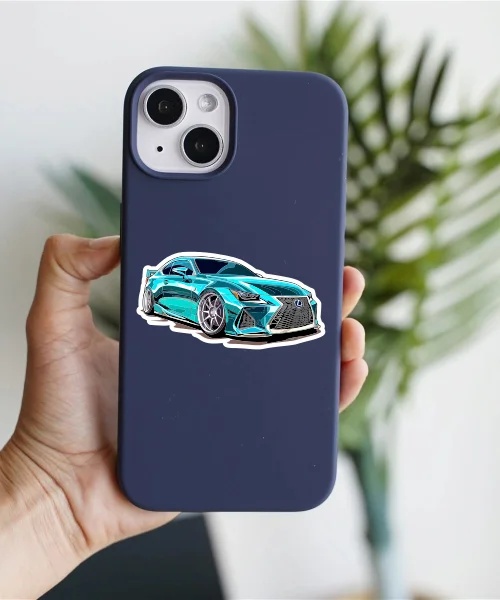 Blue Lexus RC Sticker Blue Lexus RC Sticker