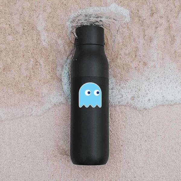 Blue Pacman Sticker