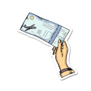Boarding Pass V3 Sticker Boarding Pass V3 Sticker