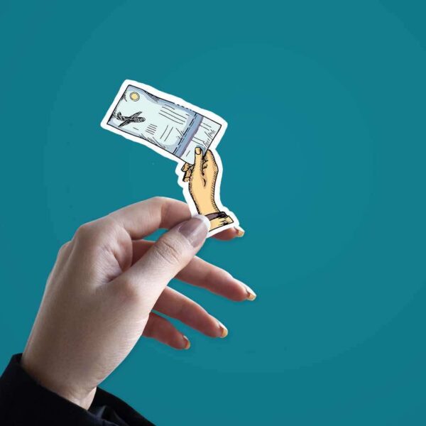 Boarding Pass V3 Sticker