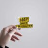 Body Under Construction Witty Stickers
