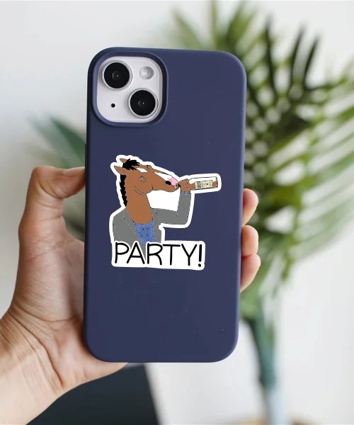 Bojack Party Sticker